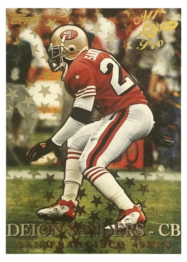 1995 Topps All Pros Deion Sanders #AP20 card