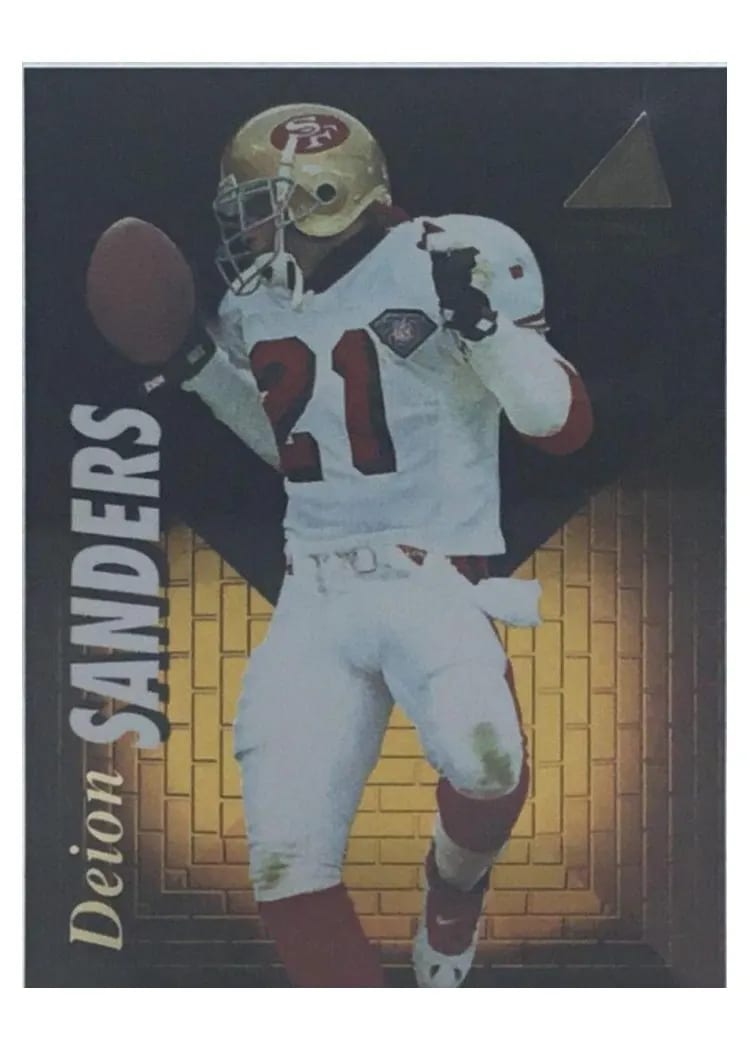 1995 Zenith Deion Sanders #Z111 card