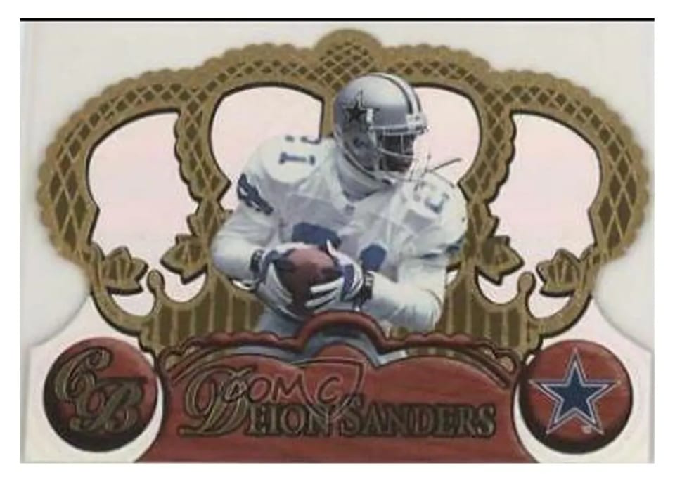 1997 Pacific Crown Royale Deion Sanders #38 card
