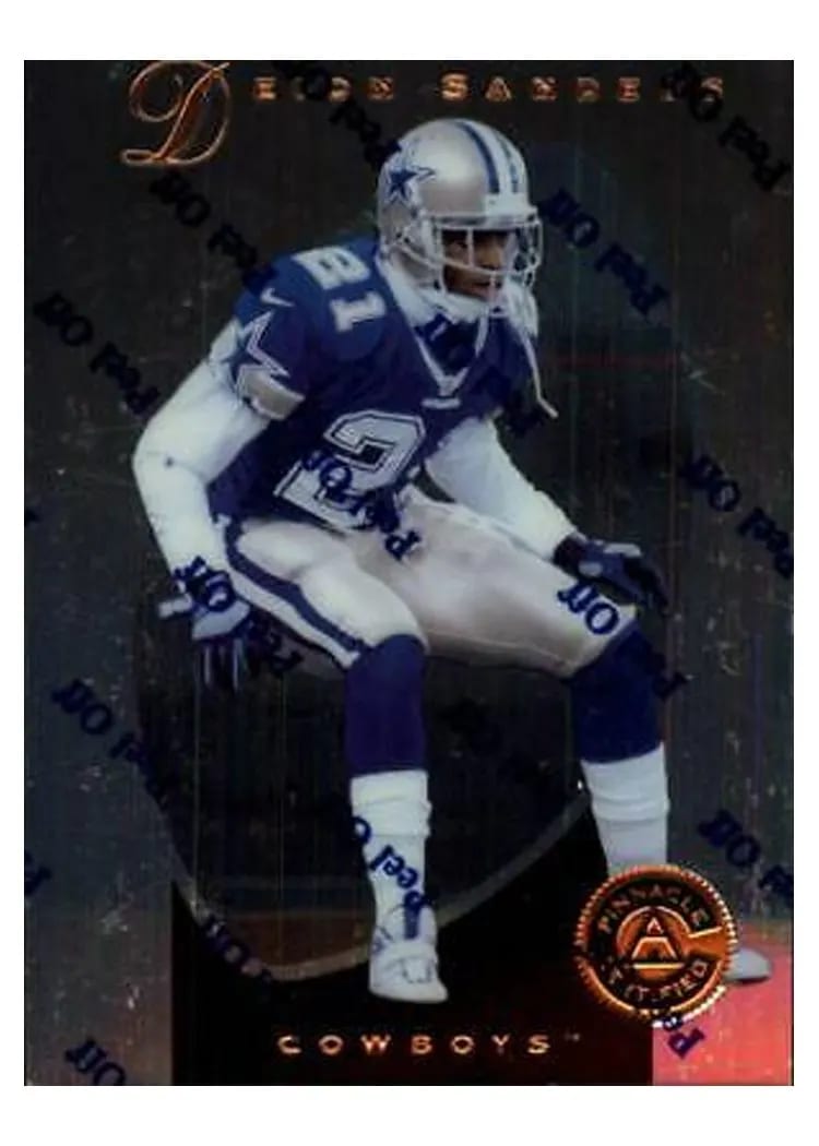 1997 Pinnacle Certified Deion Sanders #18 card