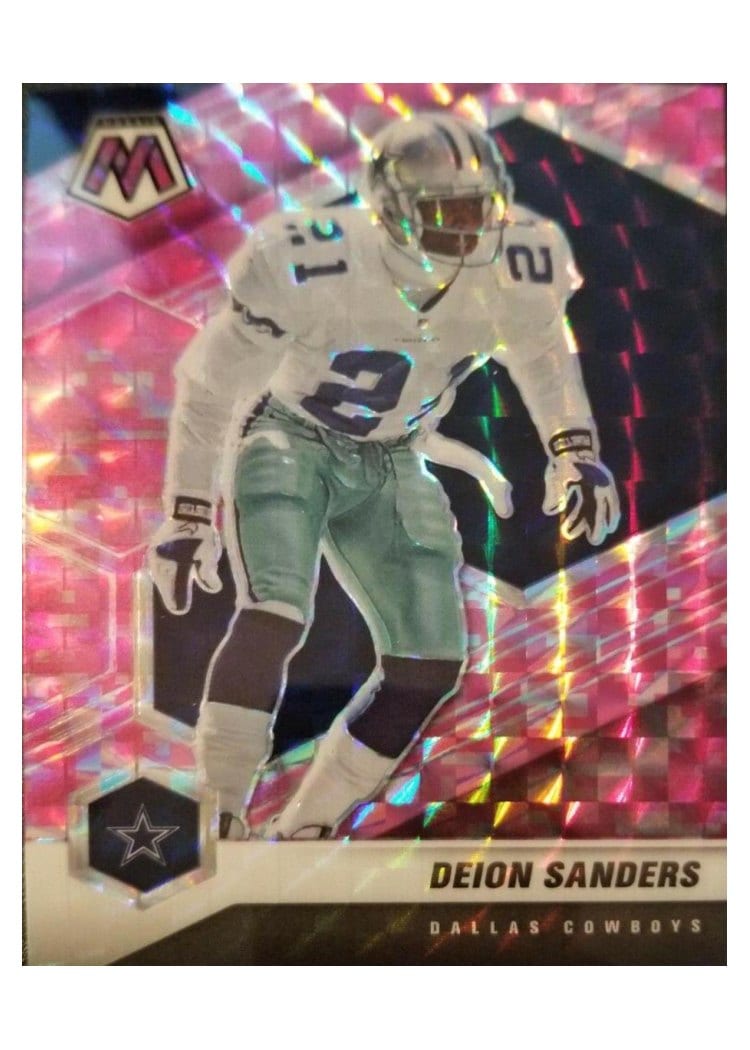 2021 Panini Mosaic Base Set Deion Sanders #63 card