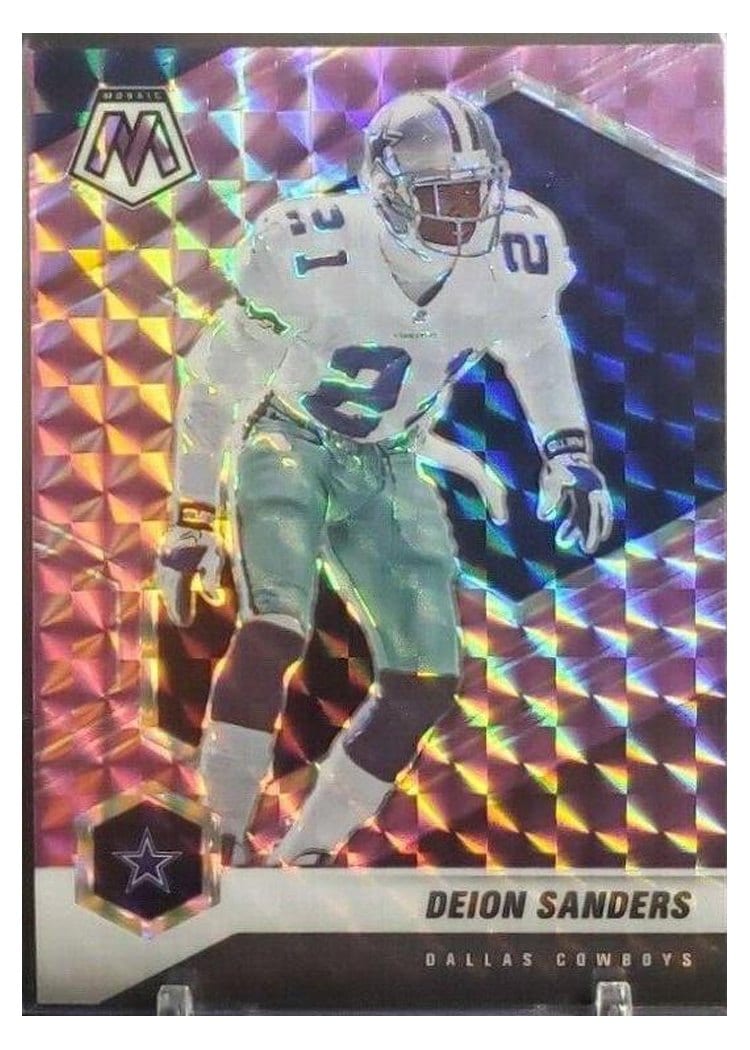 2021 Panini Mosaic Base Set Deion Sanders #63 card