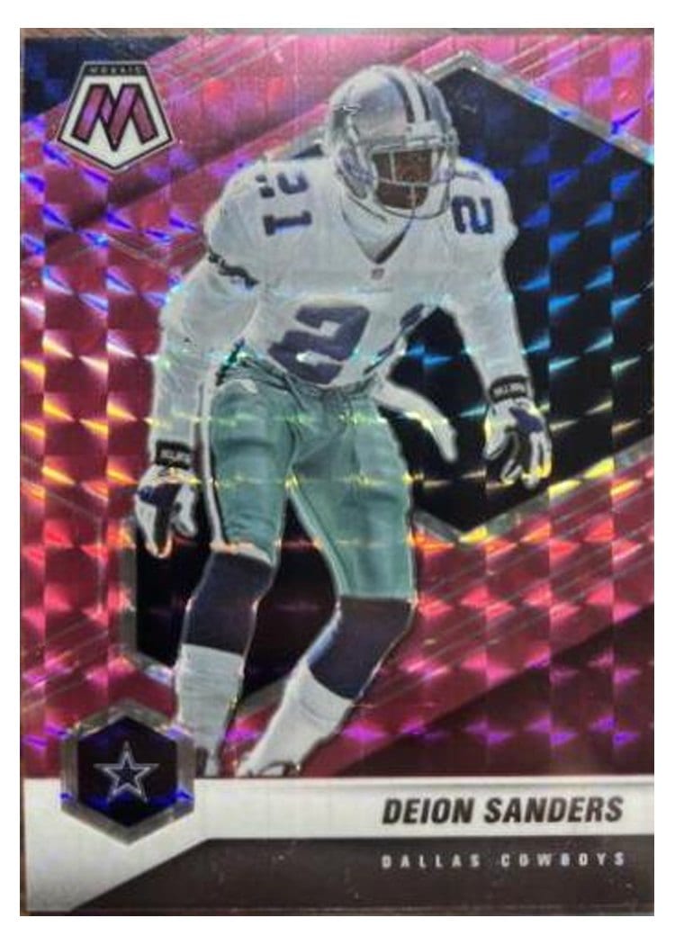 2021 Panini Mosaic Base Set Deion Sanders #63 card