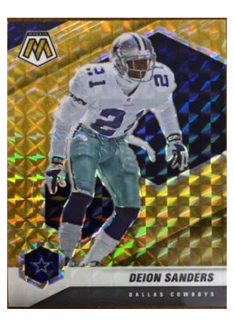 2021 Panini Mosaic Base Set Deion Sanders #63 card