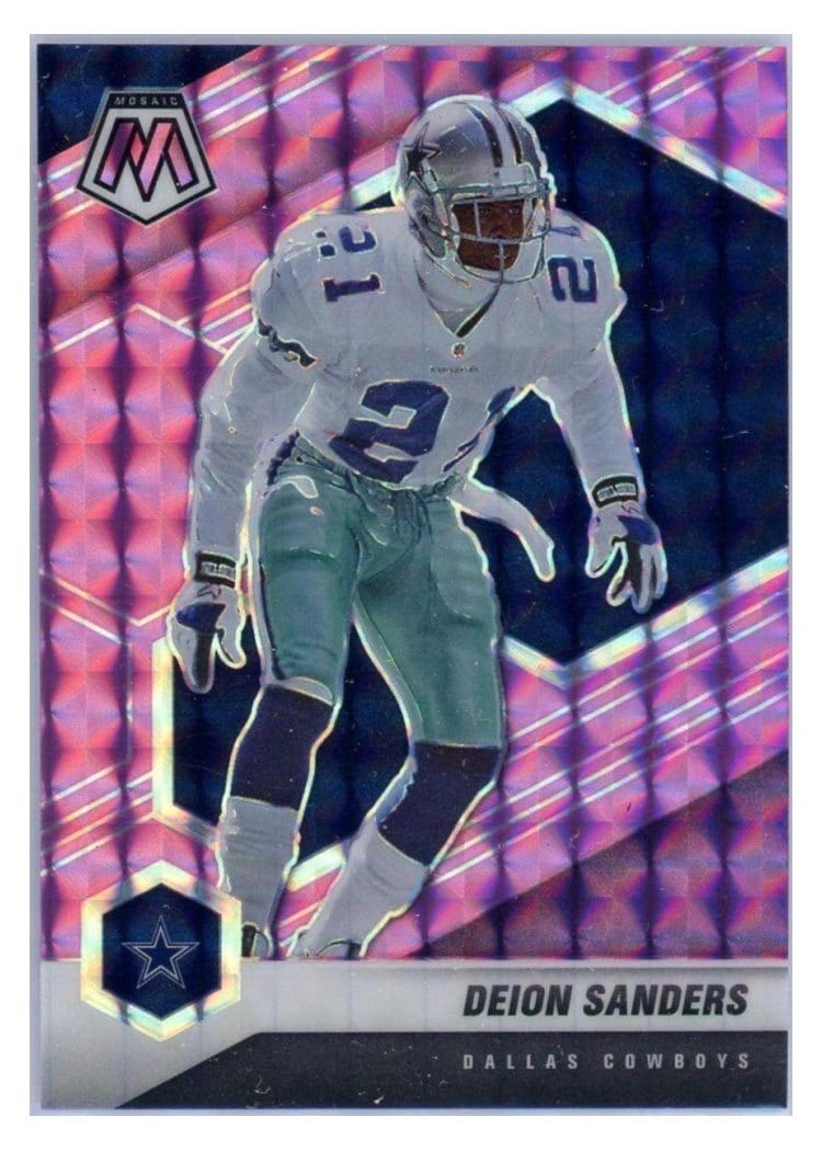 2021 Panini Mosaic Base Set Deion Sanders #63 card