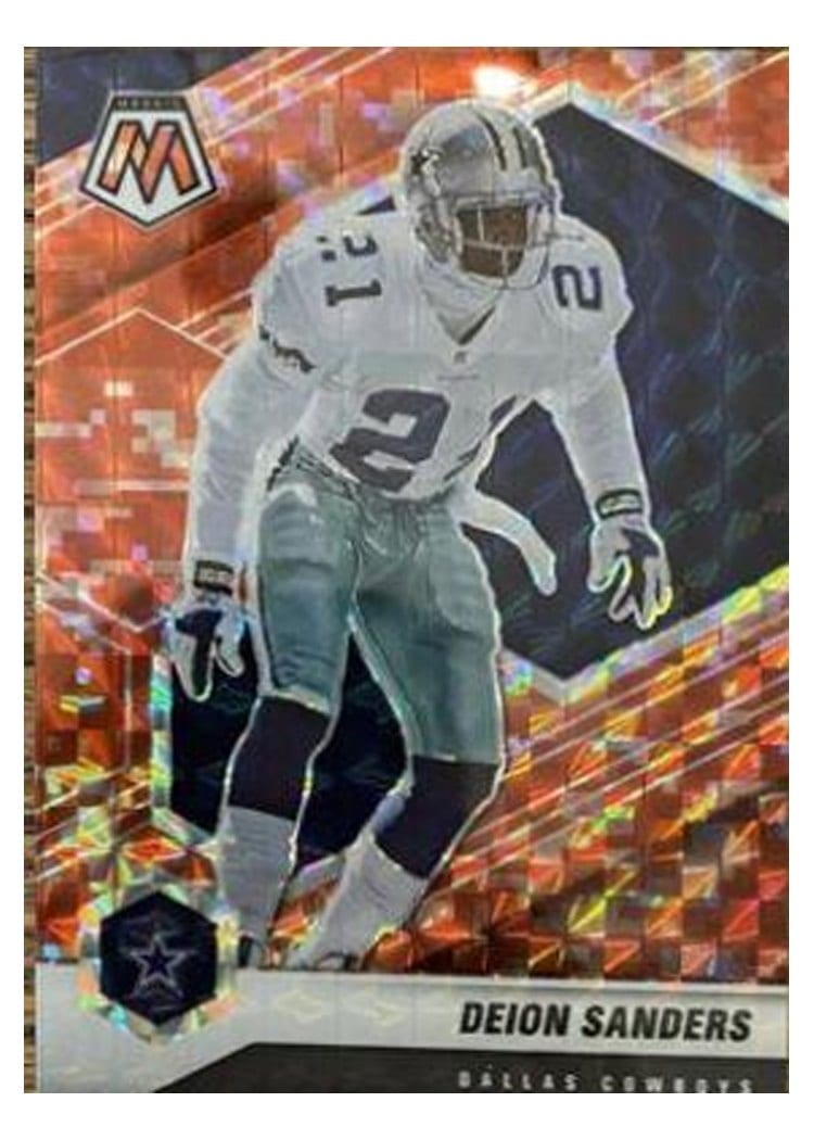 2021 Panini Mosaic Base Set Deion Sanders #63 card