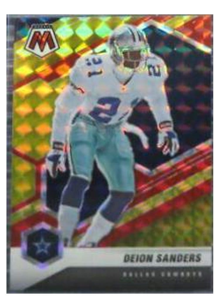 2021 Panini Mosaic Base Set Deion Sanders #63 card