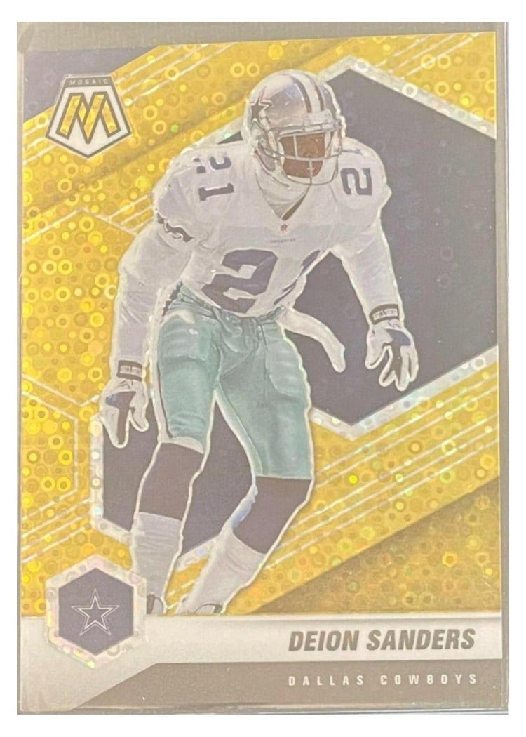 2021 Panini Mosaic Base Set Deion Sanders #63 card