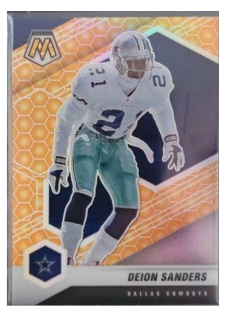 2021 Panini Mosaic Base Set Deion Sanders #63 card
