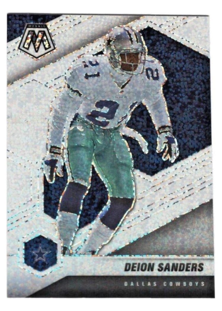 2021 Panini Mosaic Base Set Deion Sanders #63 card