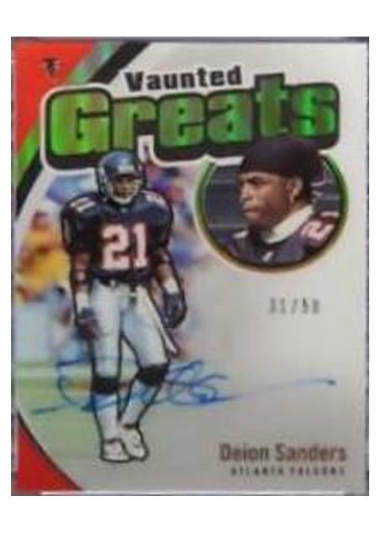 2022 Panini Illusions 2021 Vaunted Greats Deion Sanders #GRG-DSA card