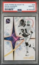 2025 Panini Silhouette White Night Deion Sanders #23 card