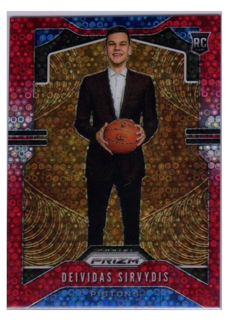 2019-20 Panini Prizm Base Set Deividas Sirvydis #298 card