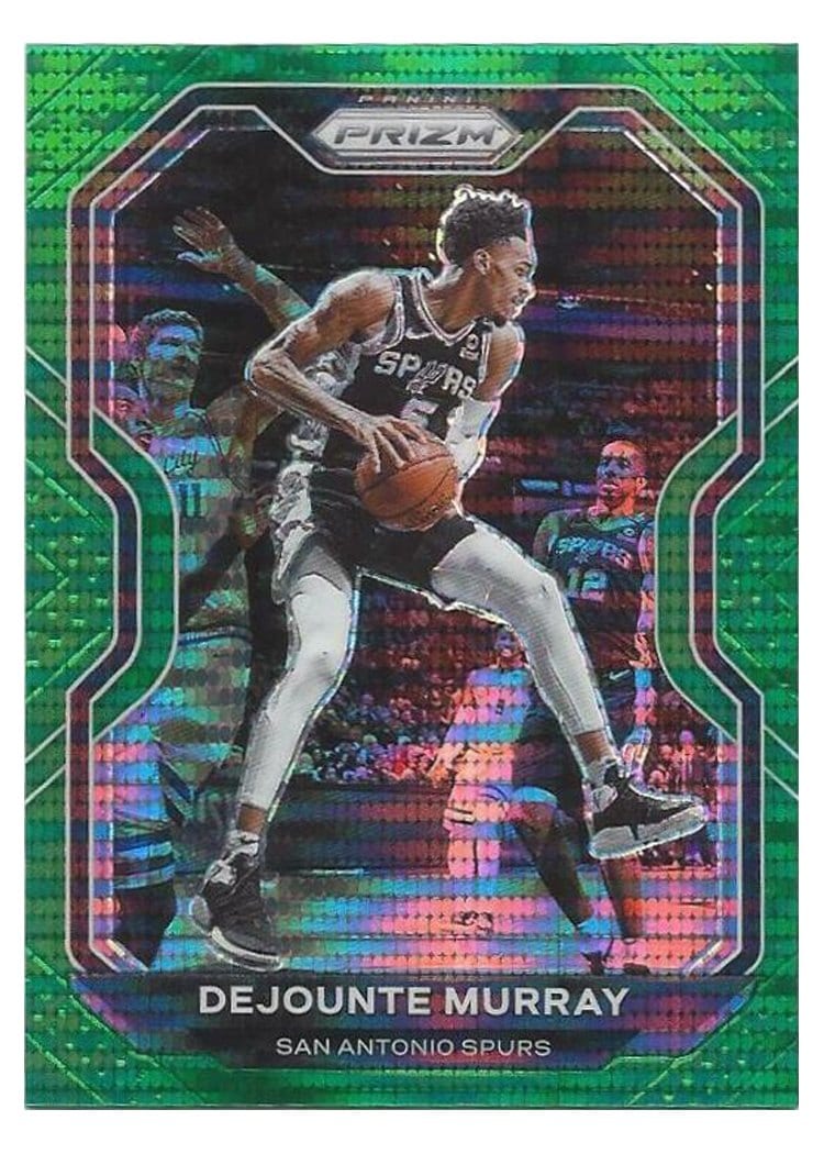 2020-21 Panini Prizm Base Set Dejounte Murray #153 card