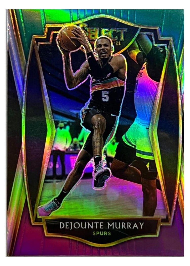 2020-21 Panini Select Base Set Dejounte Murray #124 card