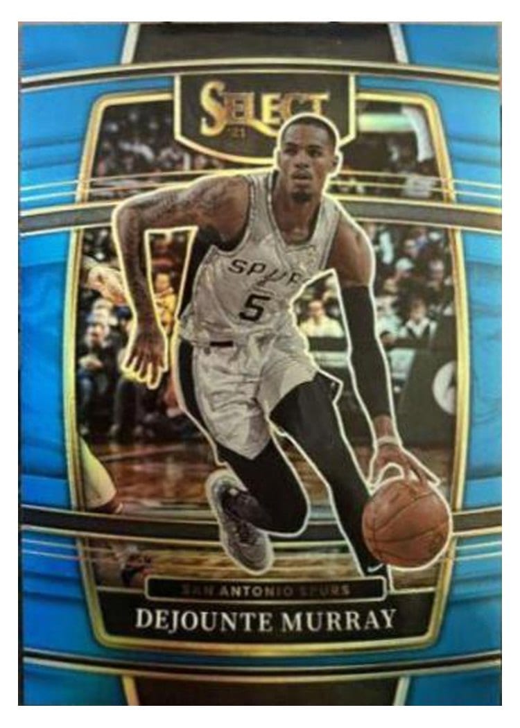 2021-22 Panini Select Base Set Dejounte Murray #43 card