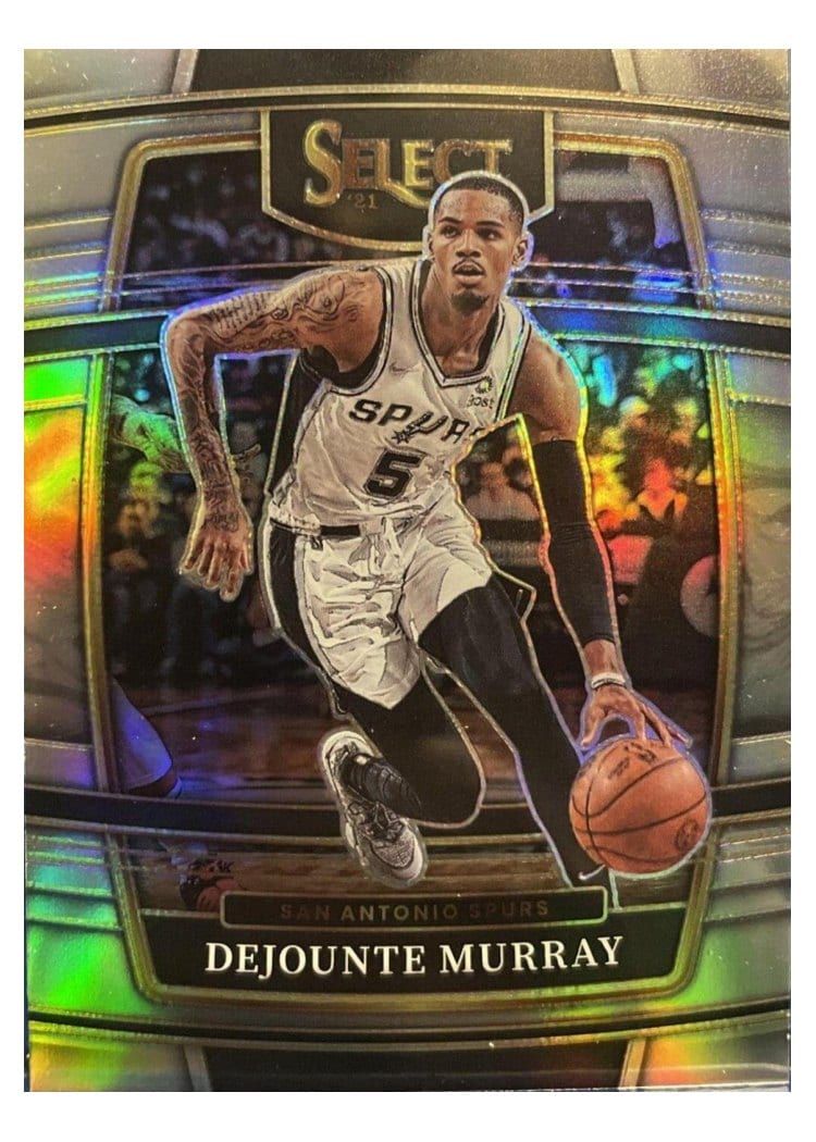 2021-22 Panini Select Base Set Dejounte Murray #43 card
