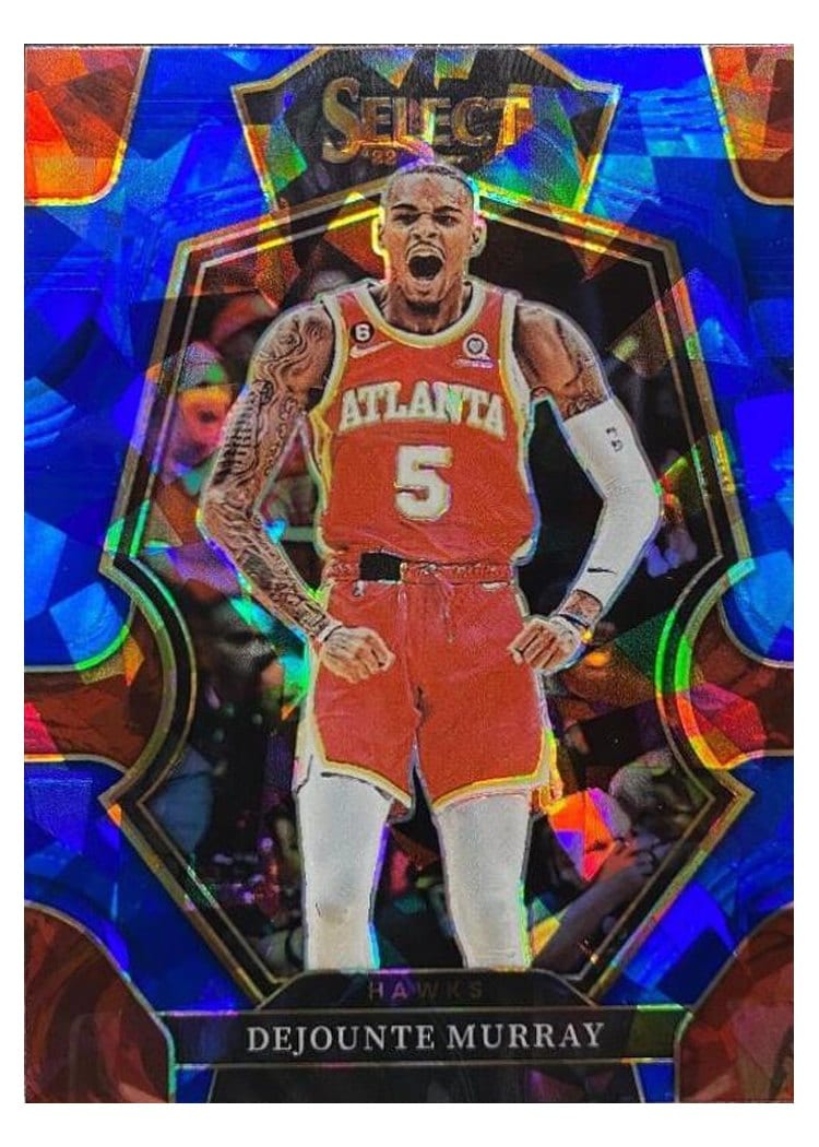 2022-23 Panini Select Base Set Dejounte Murray #102 card