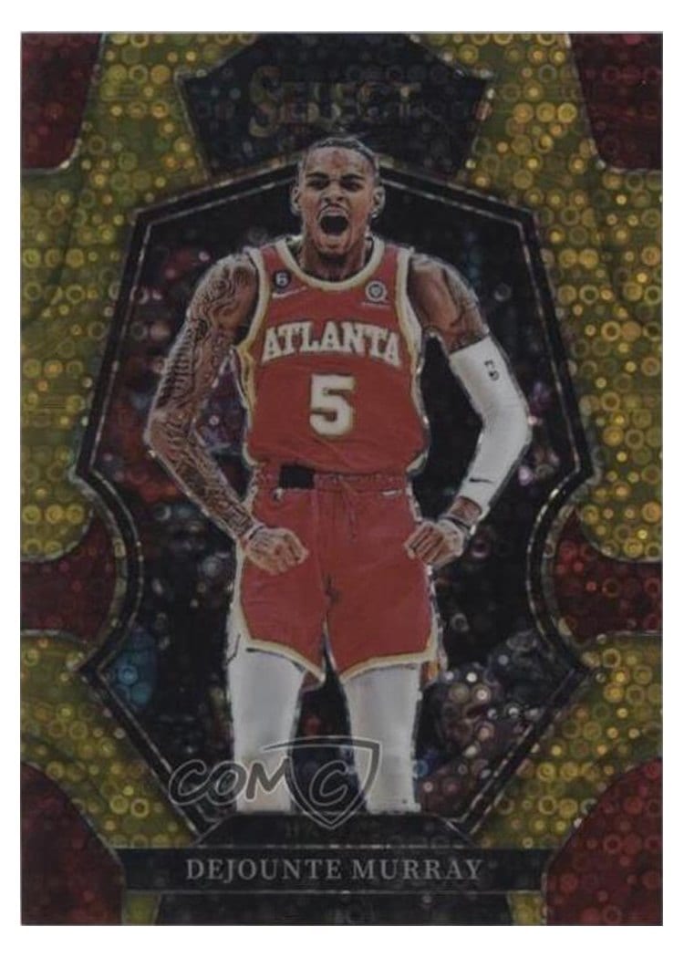 2022-23 Panini Select Base Set Dejounte Murray #102 card