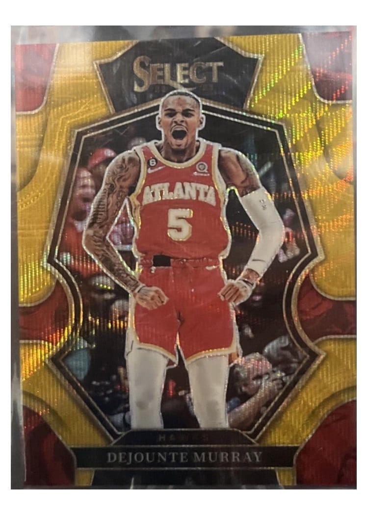 2022-23 Panini Select Base Set Dejounte Murray #102 card