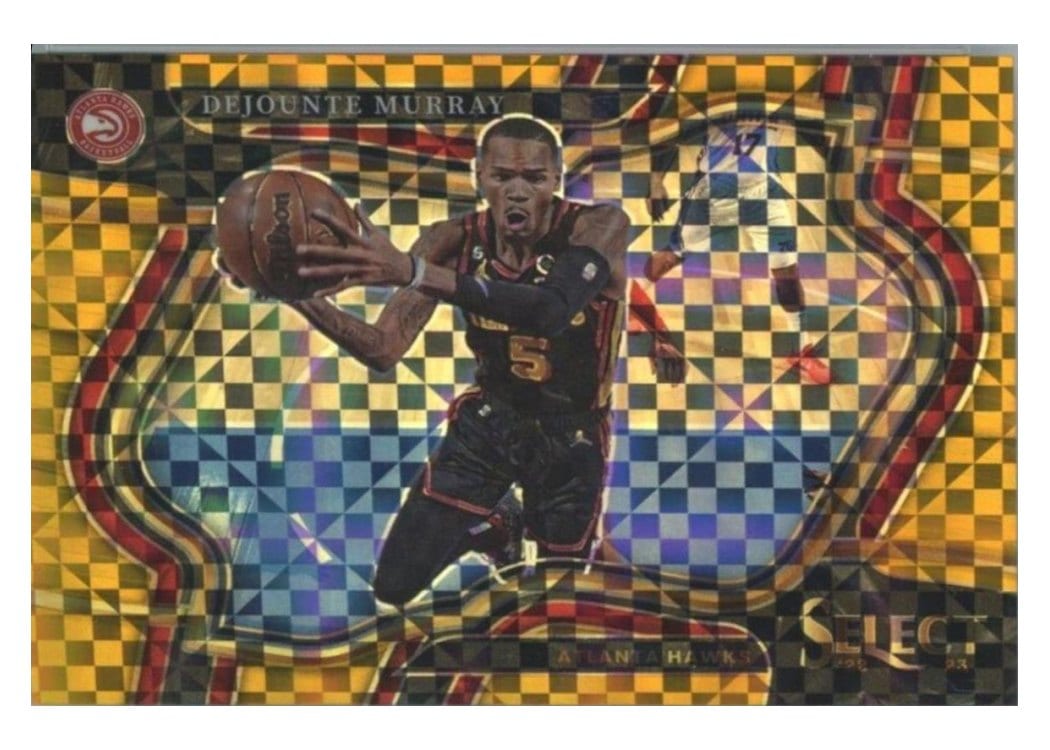 2022-23 Panini Select Base Set Dejounte Murray #202 card