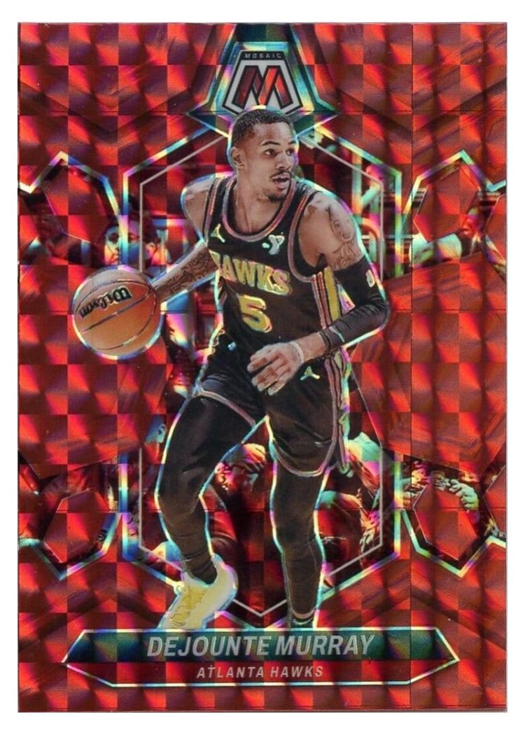 2023-24 Panini Mosaic Base Set Dejounte Murray #134 card