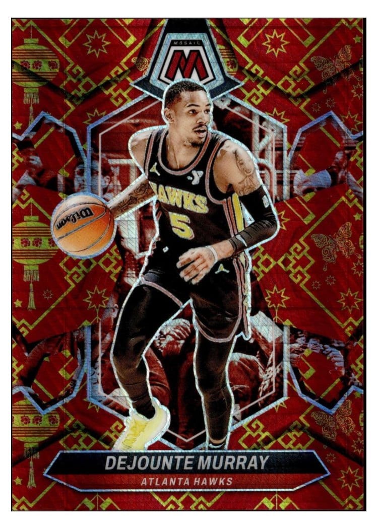 2023-24 Panini Mosaic Base Set Dejounte Murray #134 card