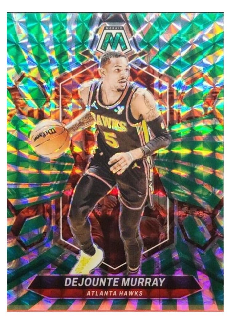 2023-24 Panini Mosaic Base Set Dejounte Murray #134 card
