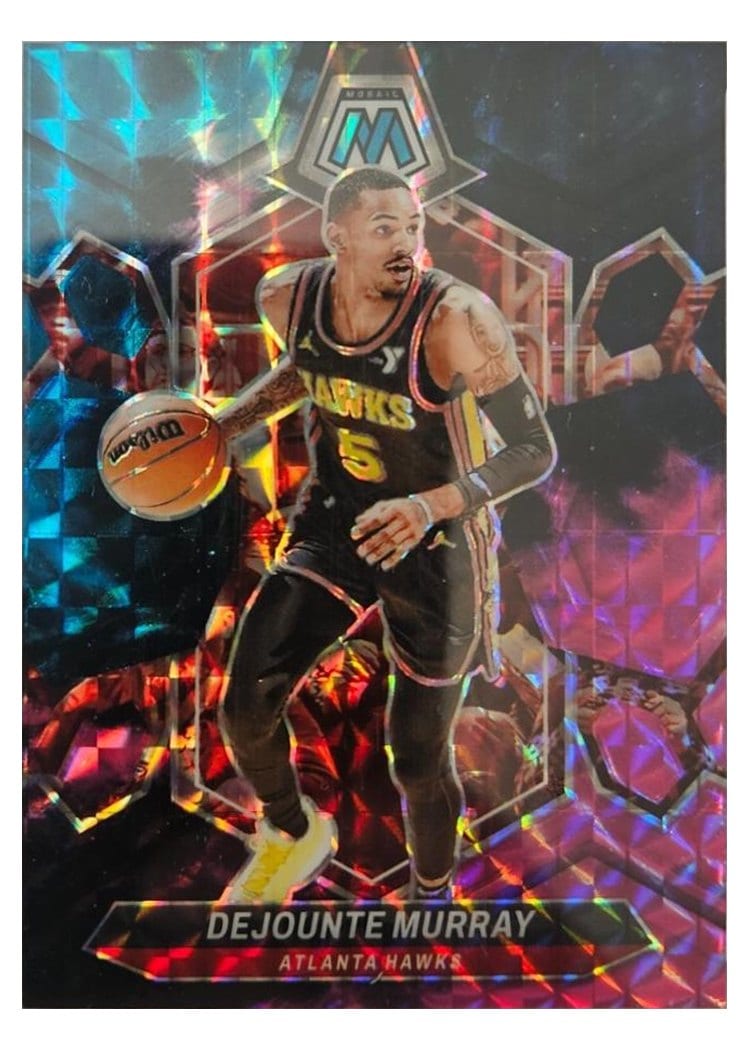 2023-24 Panini Mosaic Base Set Dejounte Murray #134 card