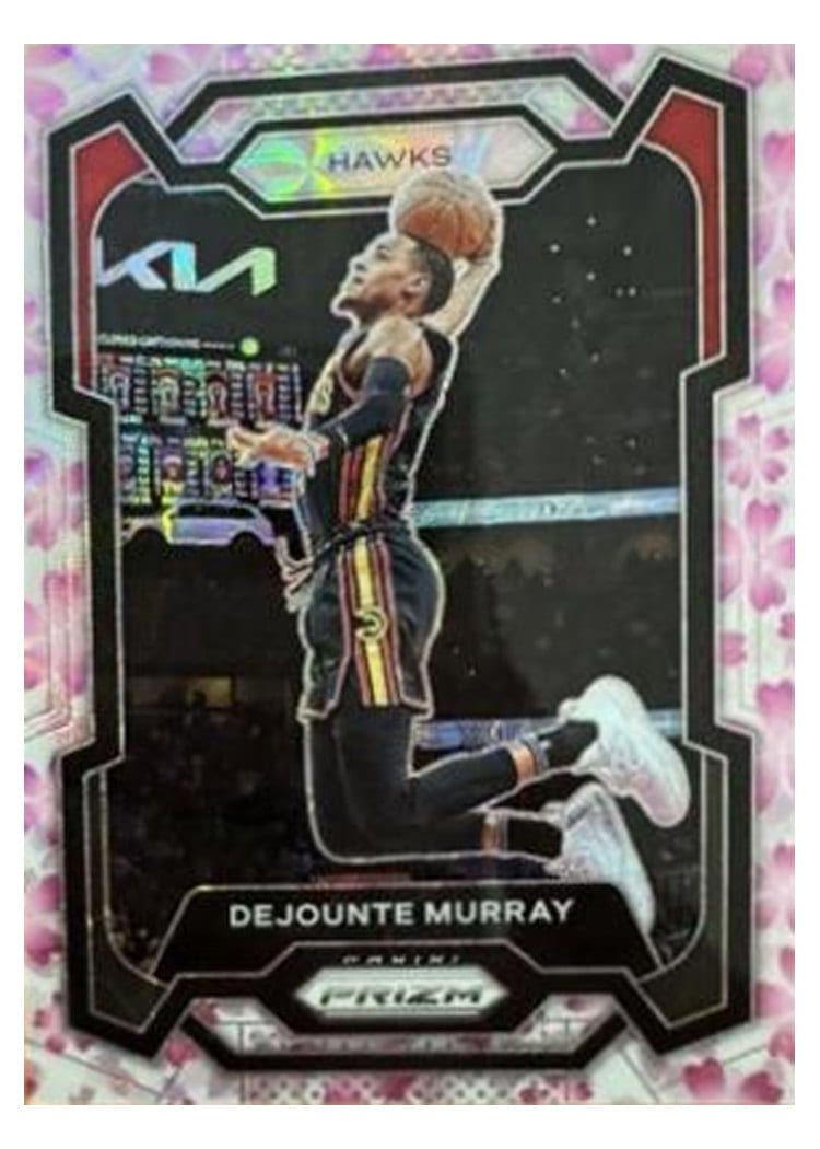 2023-24 Panini Prizm Base Set Dejounte Murray #112 card