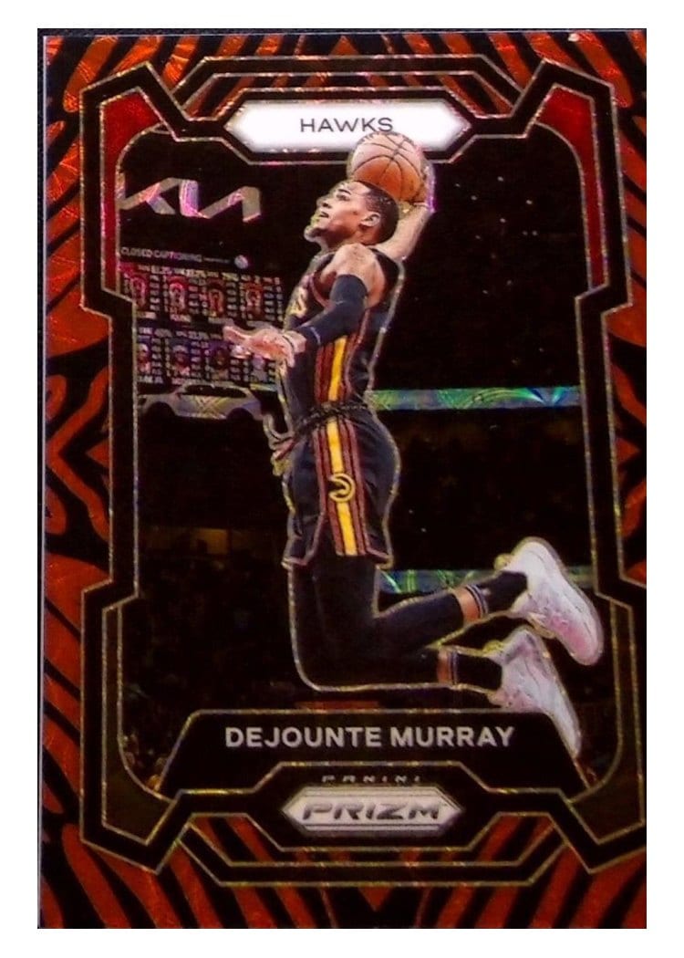 2023-24 Panini Prizm Base Set Dejounte Murray #112 card