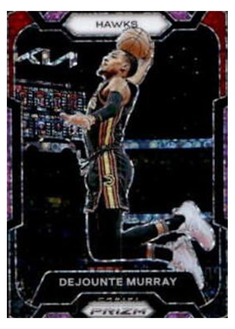 2023-24 Panini Prizm Base Set Dejounte Murray #112 card