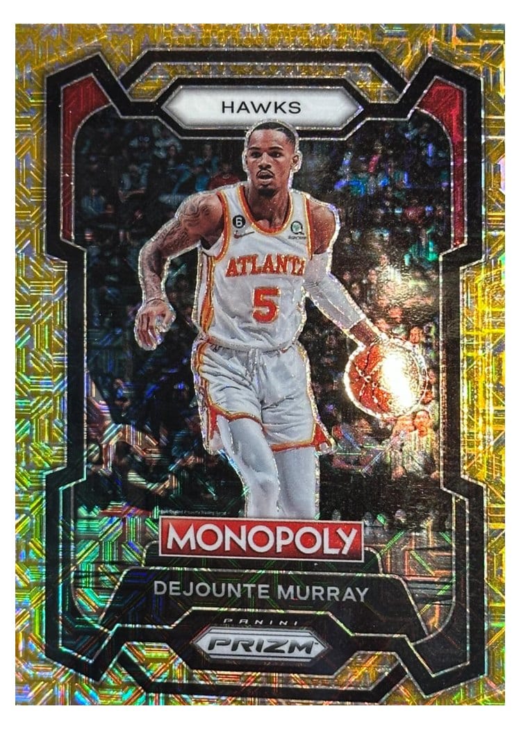 2023-24 Panini Prizm Base Set Dejounte Murray #112 card