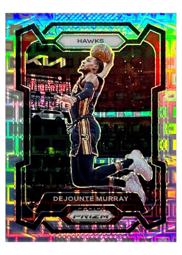 2023-24 Panini Prizm Base Set Dejounte Murray #112 card