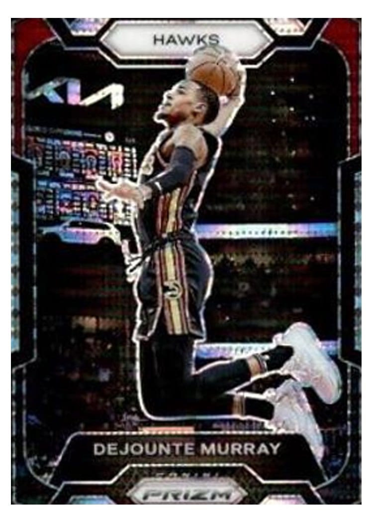 2023-24 Panini Prizm Base Set Dejounte Murray #112 card