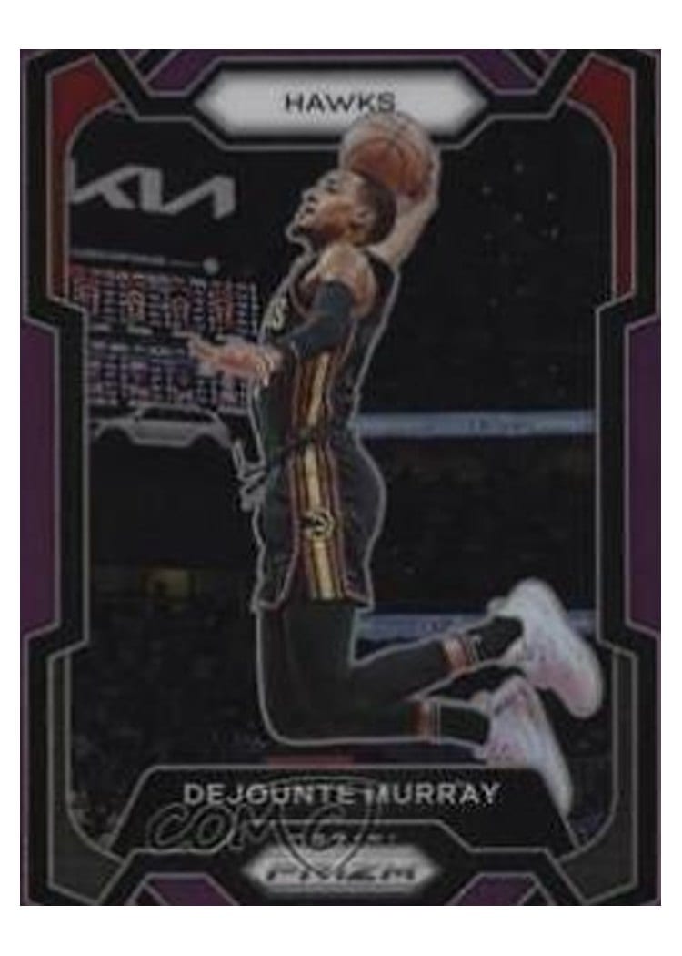 2023-24 Panini Prizm Base Set Dejounte Murray #112 card