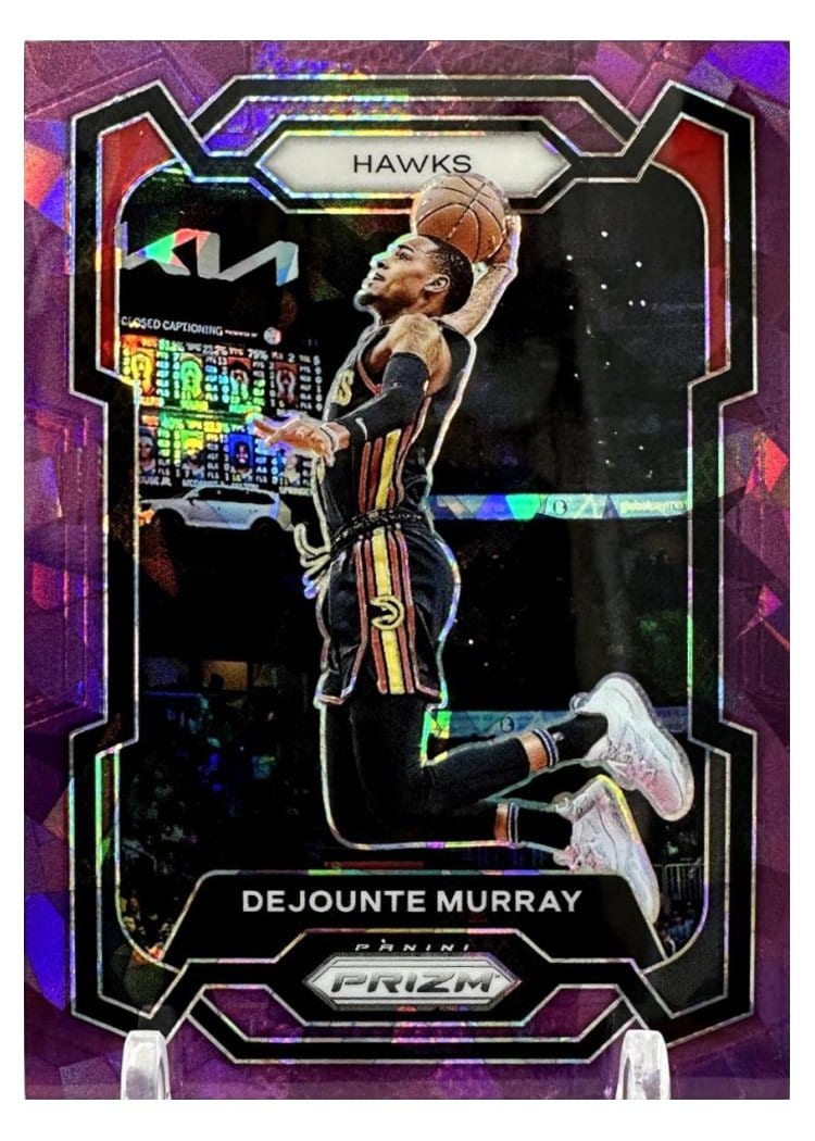 2023-24 Panini Prizm Base Set Dejounte Murray #112 card
