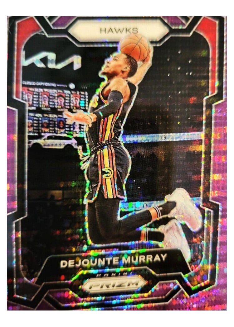 2023-24 Panini Prizm Base Set Dejounte Murray #112 card
