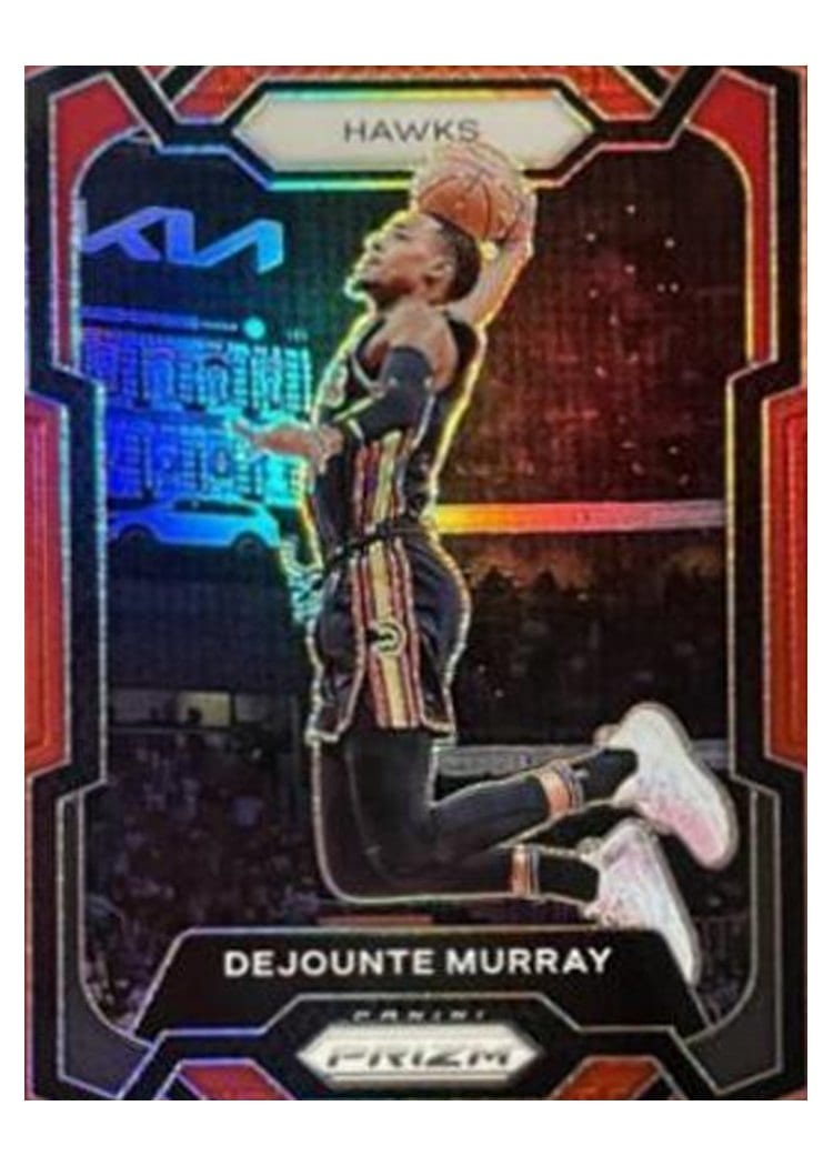 2023-24 Panini Prizm Base Set Dejounte Murray #112 card