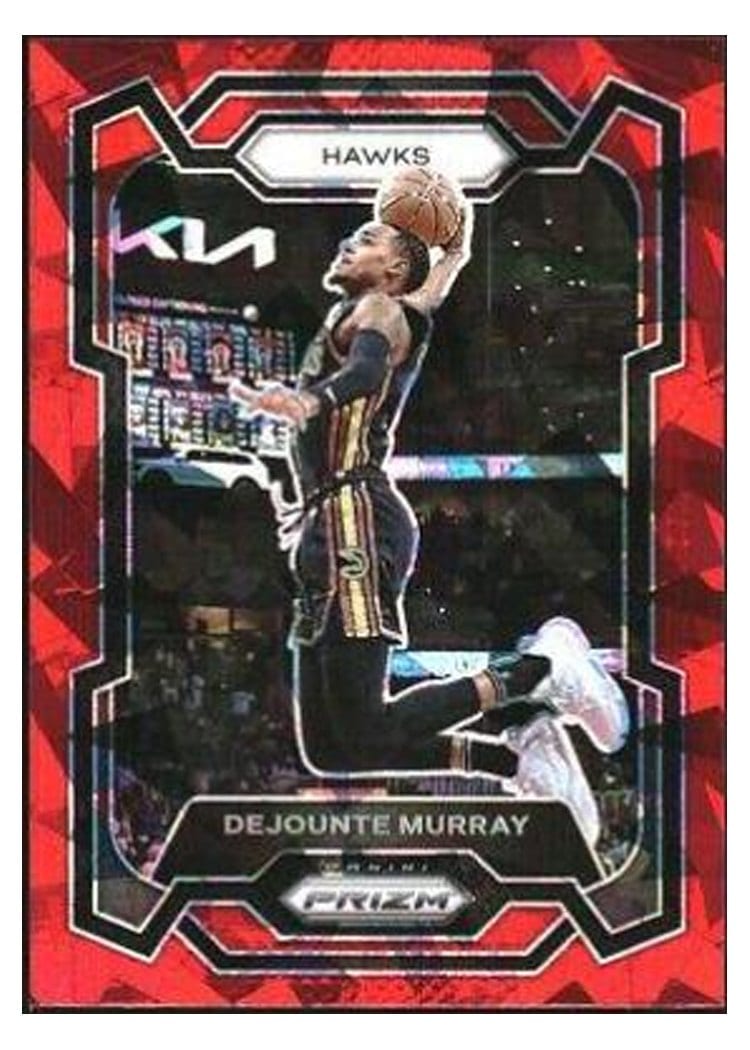 2023-24 Panini Prizm Base Set Dejounte Murray #112 card