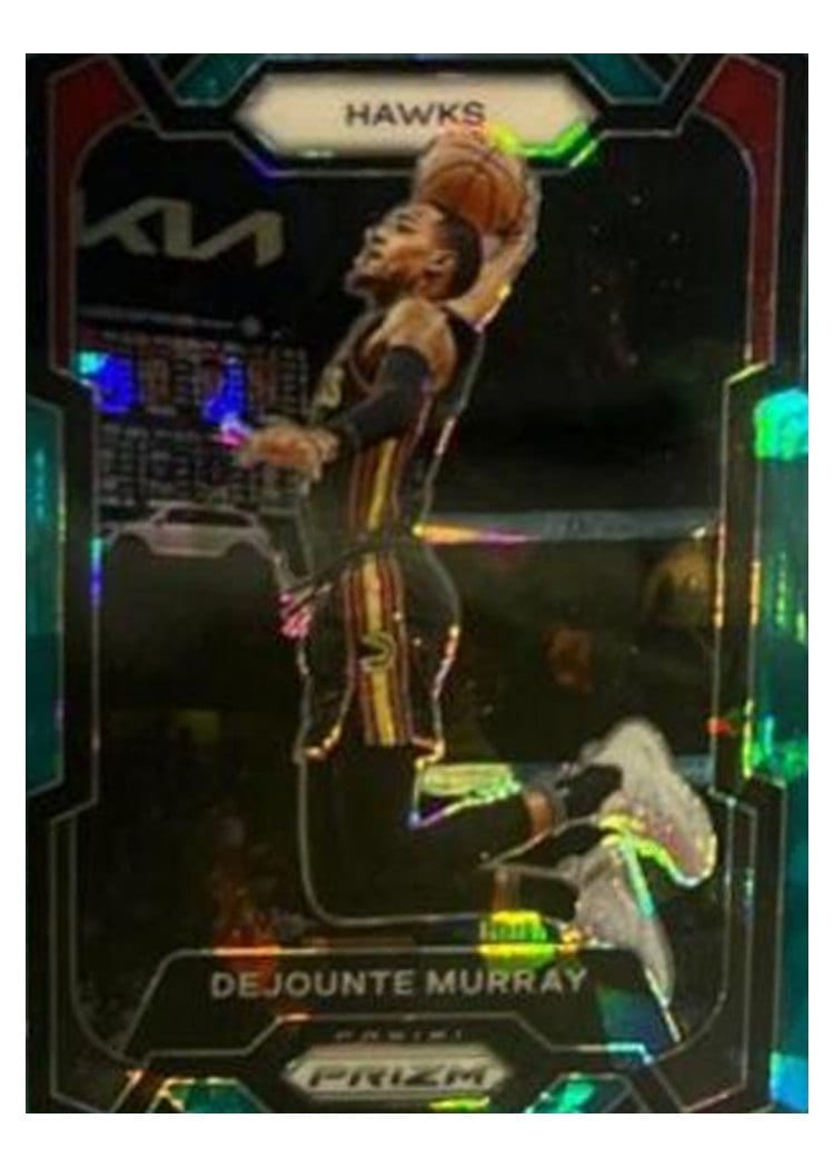 2023-24 Panini Prizm Base Set Dejounte Murray #112 card