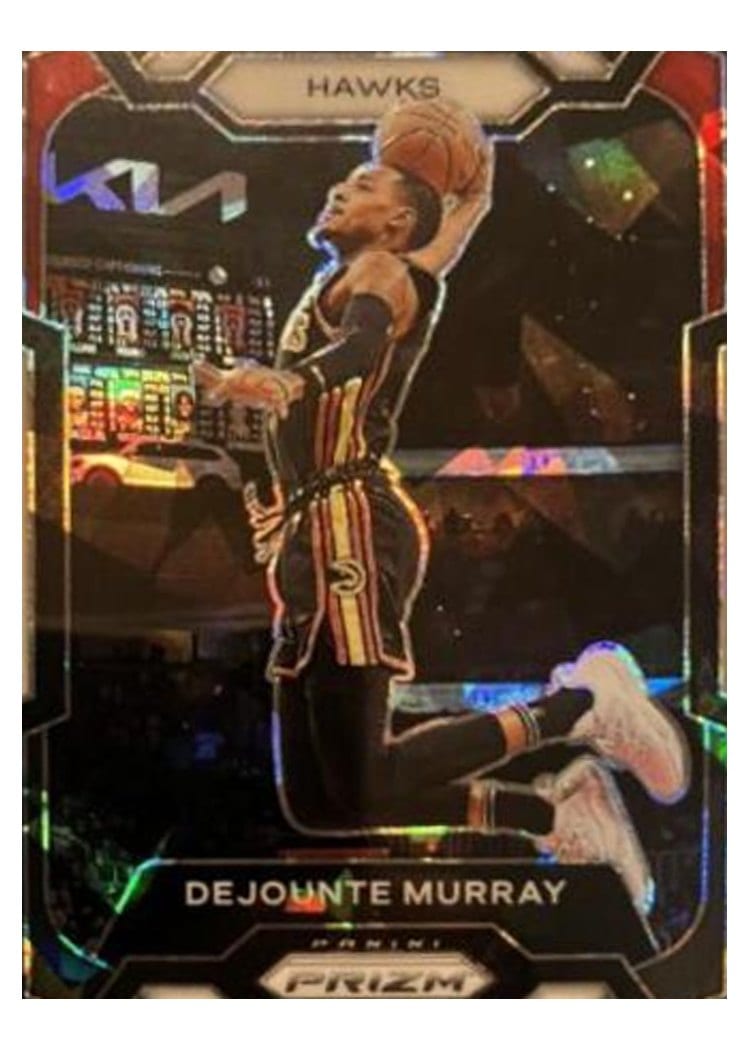 2023-24 Panini Prizm Base Set Dejounte Murray #112 card