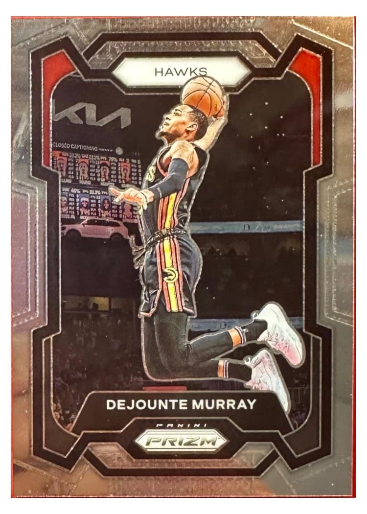 2023-24 Panini Prizm Base Set Dejounte Murray #112 card