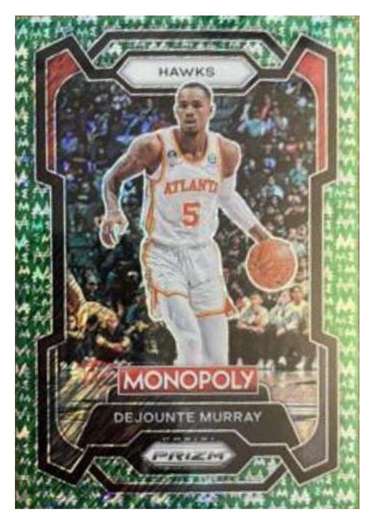 2023-24 Panini Prizm Monopoly Base Set Dejounte Murray #5 card