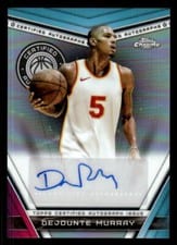 2023-24 Topps Chrome Certified Autographs Dejounte Murray #CA-DEM card