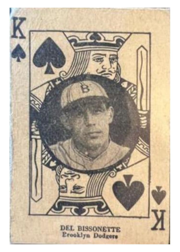 1927 W560 Hand Cut Del Bissonette card