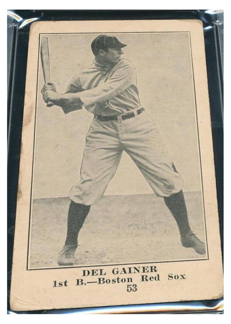 1917 Collins McCarthy Del Gainer #53 card