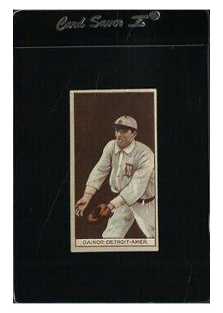 1912 T207 Brown Background Del Gainor card