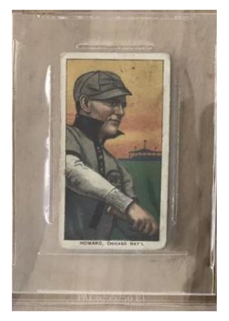 1909 T206 Polar Bear Del Howard card