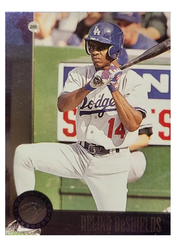 1996 Leaf Delino DeShields #3 card